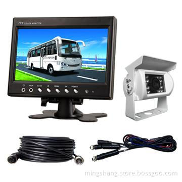Monitor 7 Rear View System with LCD Screen and 3 Channels AV